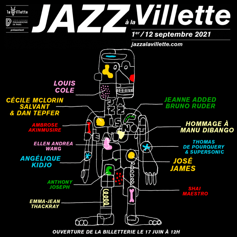 Louis Cole, Theo Ceccaldi and Neue Grafik Ensemble at Jazz à la Villette 2021 !